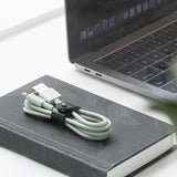 Native Union beltekabel USB-A til Lightning m. Skinnspenne 1,2 meter - Sage