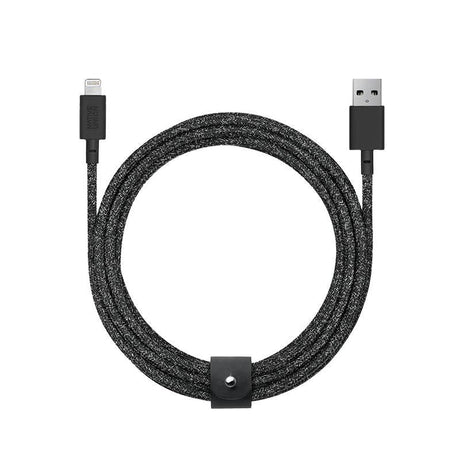 Native Union Belt Kabel USB-A til Lightning m. Læderspænde 1.2 meter - Cosmos
