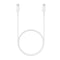 Original Samsung USB-C til USB-C-kabel 25W (EP-DA705BWE) - 3A - 1m - Hvit