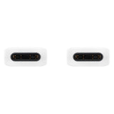 Original Samsung USB-C til USB-C-kabel 25W (EP-DA705BWE) - 3A - 1m - Hvit
