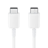 Original Samsung USB-C til USB-C-kabel 25W (EP-DA705BWE) - 3A - 1m - Hvit