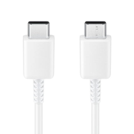 Original Samsung USB-C til USB-C-kabel 25W (EP-DA705BWE) - 3A - 1m - Hvit