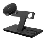 Fast MagPowerstation 3-i-1 30W trådløs lader - MagSafe-kompatibel - Svart