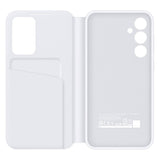 Original Samsung Galaxy S23 FE Smart Clear View Cover - Hvid (EF-ZS711CWEGWW)
