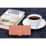 RadiCover Exclusive 2-i-1 iPhone SE (2022/2020)/8/7/6/6s - Flip-deksel i ekte skinn - 86 % strålebeskyttelse - Brun