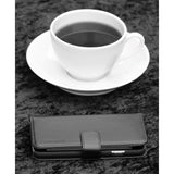 RadiCover Exclusive 2-in-1 iPhone Xs / X - Ægte Læder Flip Cover - 86% beskyttelse - Sort