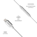 SBS Studio Mix 100 Hodetelefon In-Ear m. Lyn og mikrofon - Hvit