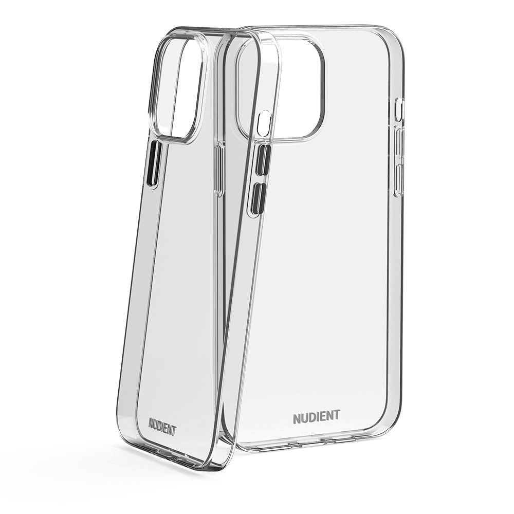 Nudient iPhone 13 Pro Max Fleksibelt Bagside Cover - Gennemsigtig