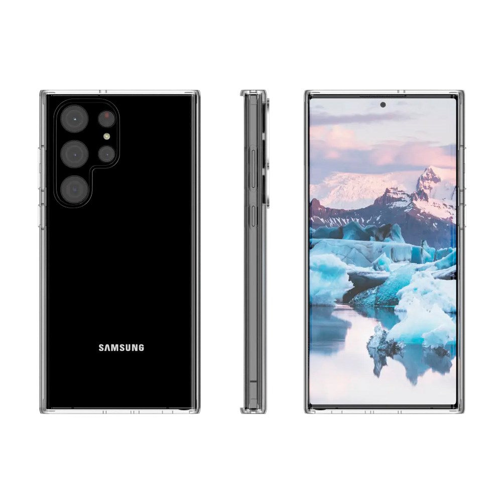 dbramante1928 Samsung Galaxy S23 Ultra Iceland Pro Case - 100% Genbrugsplast - Gennemsigtig