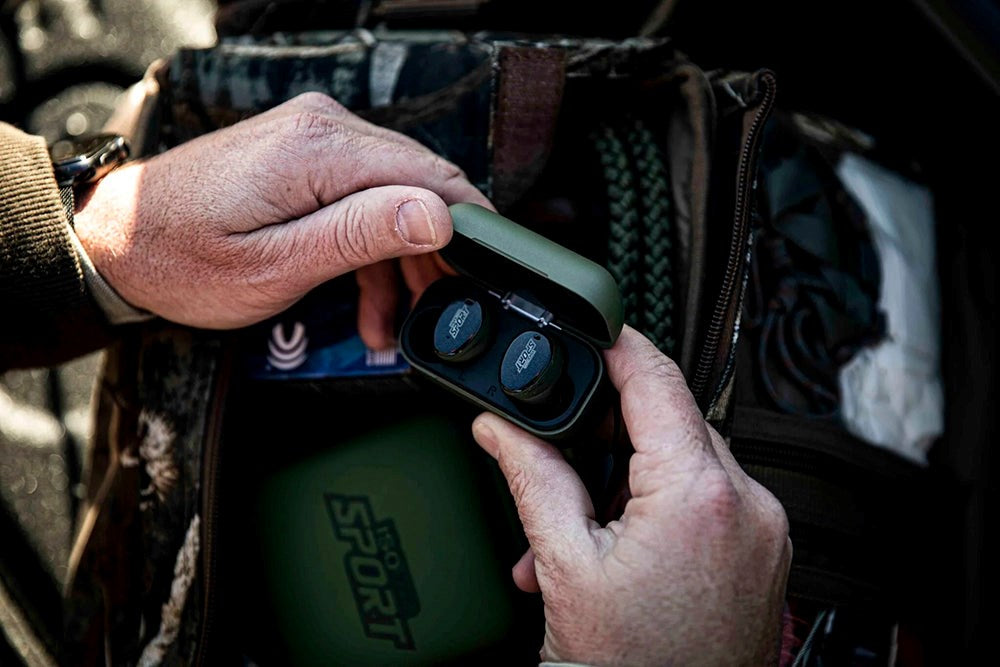 ISOtunes Sport CALIBER Støyreduserende Bluetooth-øreklokker for fotografering - Grønn