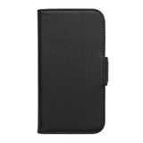 iPhone 14 Plus Key Nordfjord Slim Wallet Skinndeksel m. Lommebok - Svart
