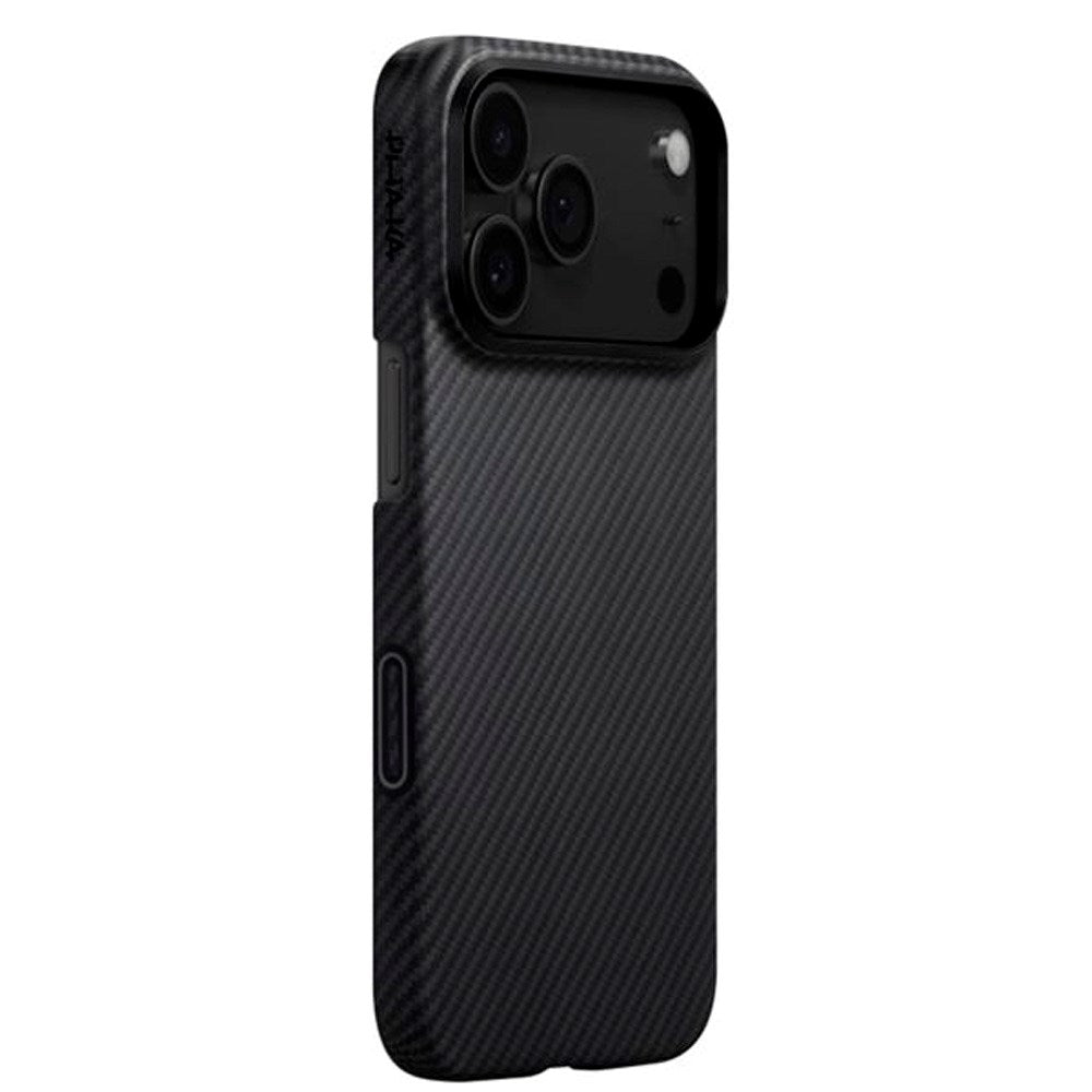 PITAKA iPhone 17 Pro Max Ultra Slim Bagside Cover - MagSafe Kompatibel - Black / Grey