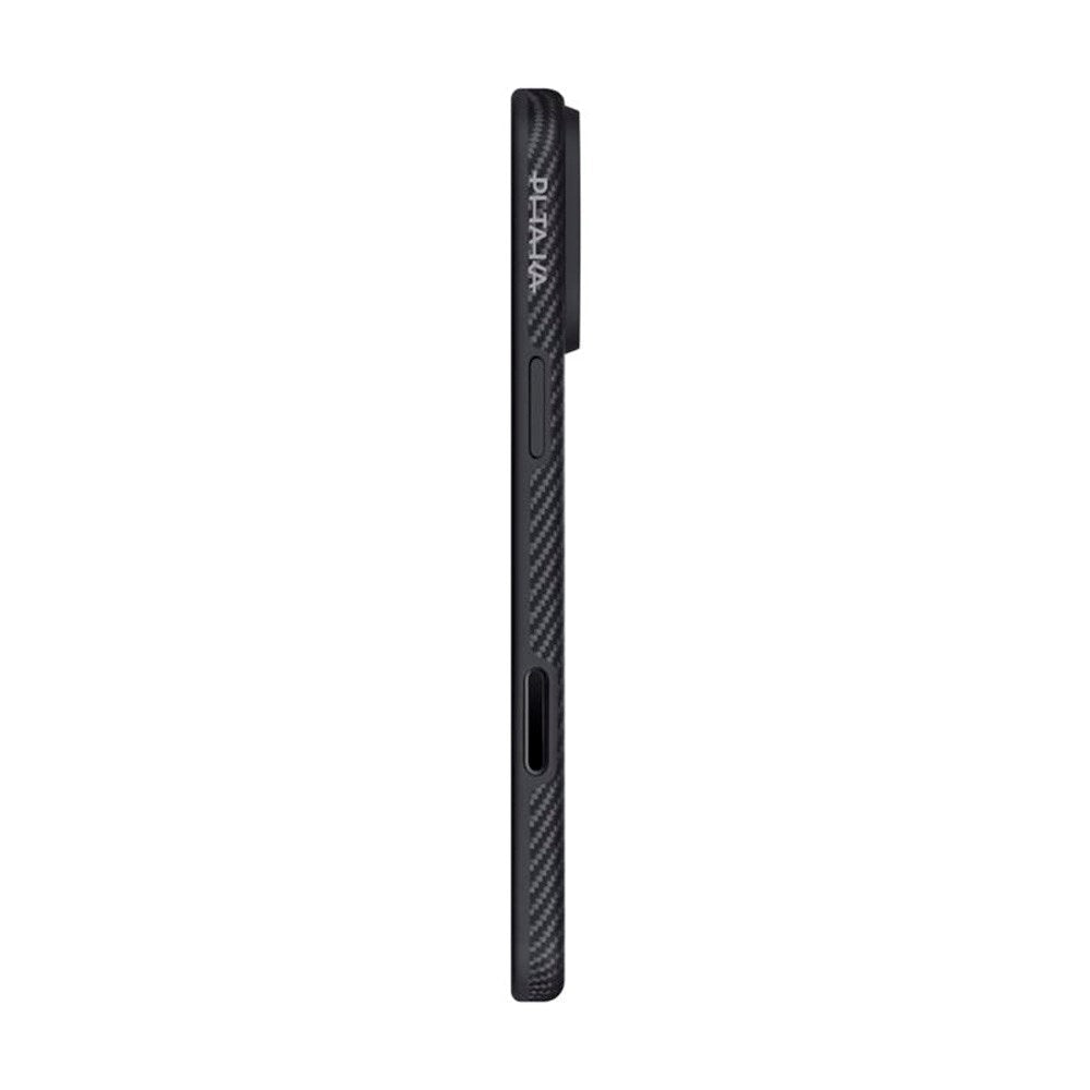 PITAKA iPhone 17 Pro Max Aramid UltraGuard Bagside Cover - MagSafe Kompatibel - Black / Grey