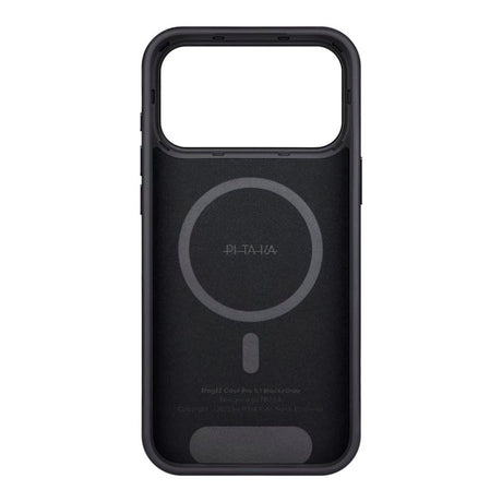 PITAKA iPhone 17 Pro Max Aramid UltraGuard Bagside Cover - MagSafe Kompatibel - Black / Grey