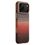 PITAKA iPhone 17 Pro Aramid UltraGuard Bagside Cover - MagSafe Kompatibel - Sunset