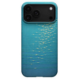PITAKA iPhone 17 Pro Ultra Slim Bagside Cover - MagSafe Kompatibel - Lucid Blue
