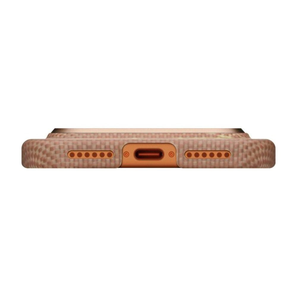 PITAKA iPhone 17 Pro Max Ultra Slim Bagside Cover - MagSafe Kompatibel - Golden Glint