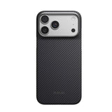 Pitaka iPhone 18 Pro Max / 17 Pro Max Edge Bagside Cover - MagSafe Kompatibel - Sort / Grå