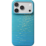 Pitaka iPhone 18 Pro / 17 Pro Edge Bagside Cover - MagSafe Kompatibel - Lucid Blue