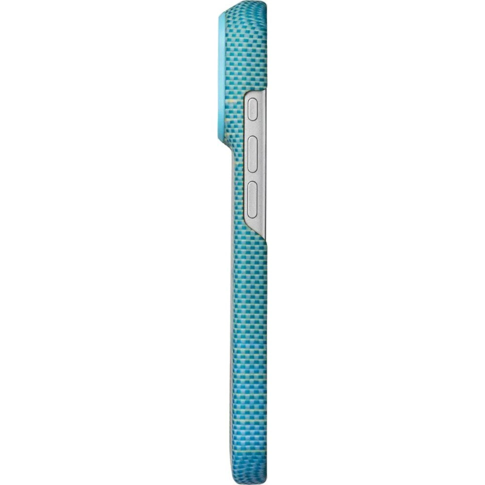 Pitaka iPhone 18 Pro / 17 Pro Edge Bagside Cover - MagSafe Kompatibel - Lucid Blue