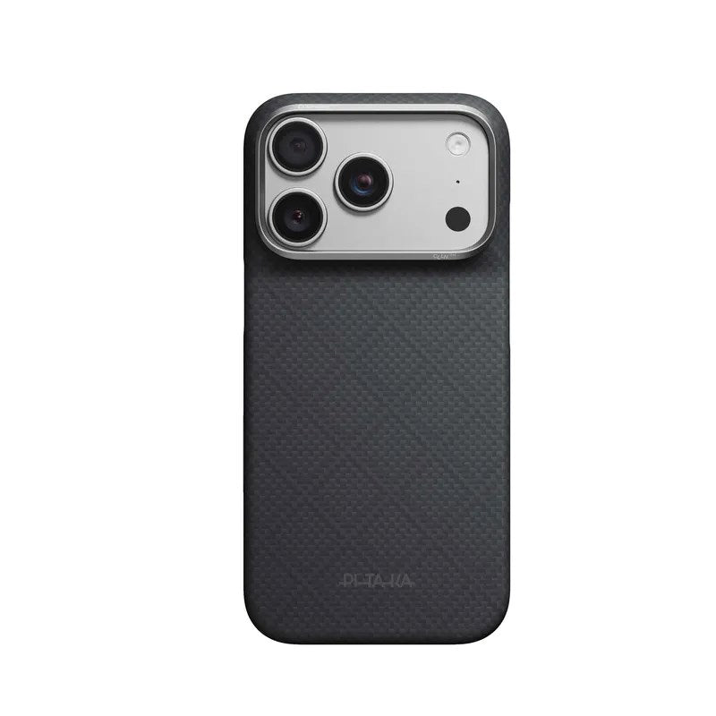 Pitaka iPhone 18 Pro / 17 Pro Edge Bagside Cover - MagSafe Kompatibel - Lava Black