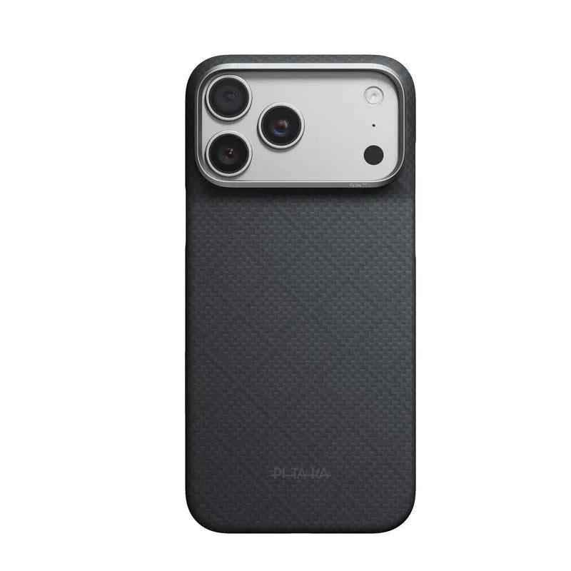 Pitaka iPhone 18 Pro Max / 17 Pro Max Edge Bagside Cover - MagSafe Kompatibel - Basalt Black