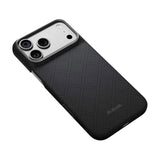 Pitaka iPhone 18 Pro Max / 17 Pro Max Edge Bagside Cover - MagSafe Kompatibel - Basalt Black