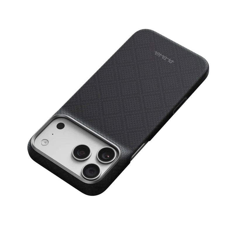 Pitaka iPhone 18 Pro Max / 17 Pro Max Edge Bagside Cover - MagSafe Kompatibel - Basalt Black
