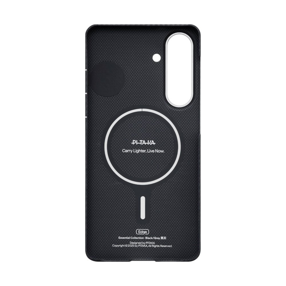 Samsung Galaxy S26 PITAKA Edge Bagside Cover - MagSafe Kompatibel - Black / Grey Twill