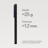 Samsung Galaxy S26 PITAKA Edge Bagside Cover - MagSafe Kompatibel - Black / Grey Twill