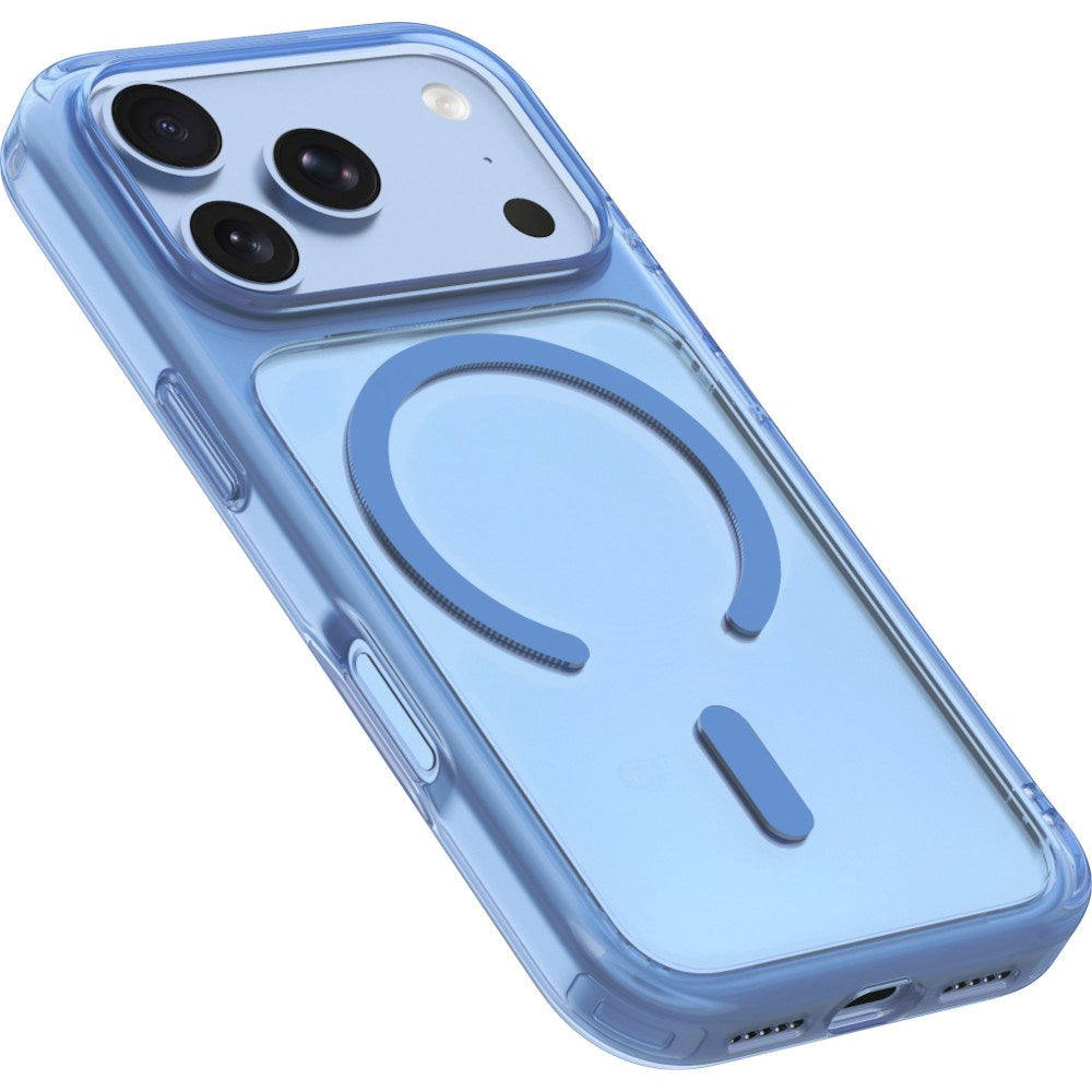 LAUT iPhone 18 Pro / 17 Pro CRYSTAL FLURO Mobil Cover - MagSafe Kompatibel - Blå