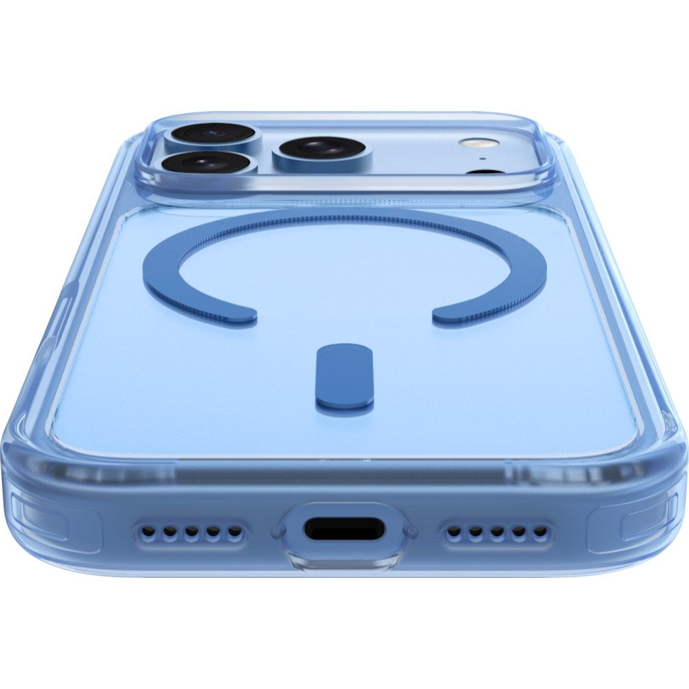 LAUT iPhone 18 Pro / 17 Pro CRYSTAL FLURO Mobil Cover - MagSafe Kompatibel - Blå