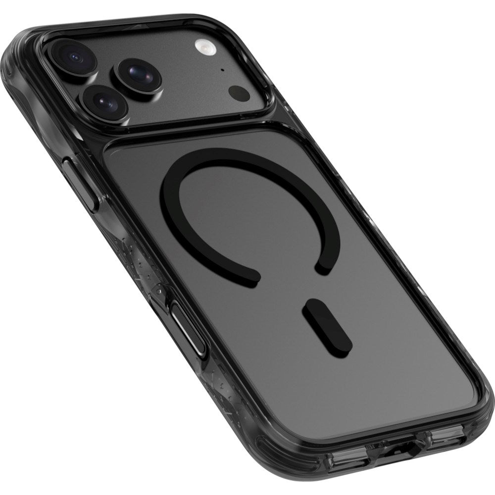 LAUT iPhone 18 Pro / 17 Pro CRYSTAL MATTER X Mobil Cover - MagSafe Kompatibel - Sort / Gennemsigtig