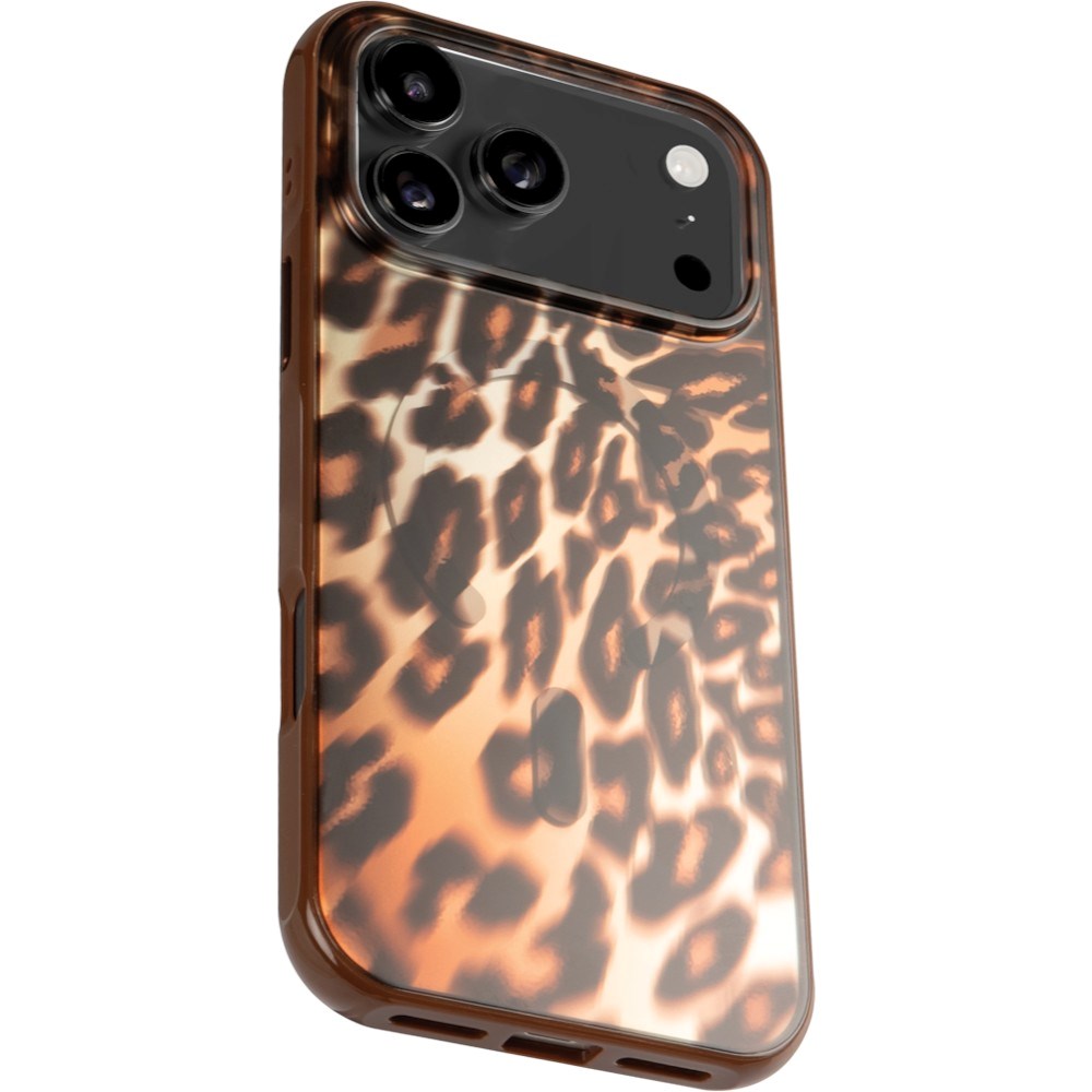 LAUT iPhone 18 Pro Max / 17 Pro Max HUEX WAVE Mobil Cover - MagSafe Kompatibel - Mocha Leopard