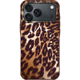 LAUT iPhone 18 Pro / 17 Pro HUEX WAVE Mobil Cover - MagSafe Kompatibel - Mocha Leopard