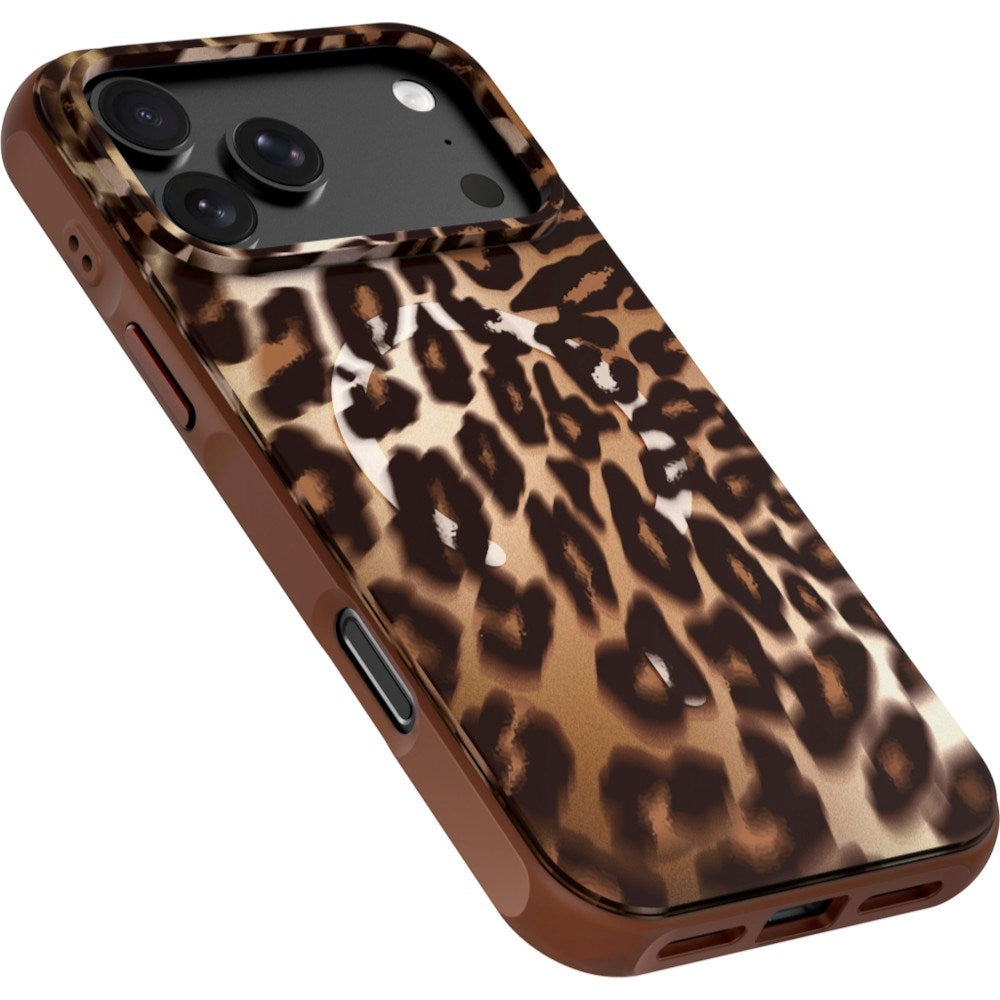 LAUT iPhone 18 Pro / 17 Pro HUEX WAVE Mobil Cover - MagSafe Kompatibel - Mocha Leopard