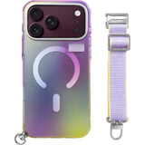LAUT iPhone 18 Pro / 17 Pro NEON DREAM Mobil Cover med Strop - MagSafe Kompatibel - Cosmic Candy