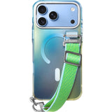 LAUT iPhone 18 Pro / 17 Pro NEON DREAM Mobil Cover med Strop - MagSafe Kompatibel - Trippy Tide