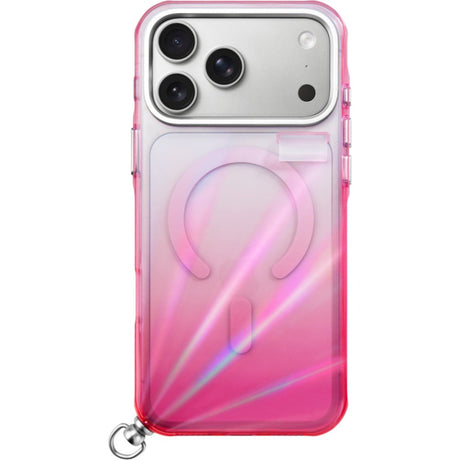 LAUT iPhone 18 Pro Max / 17 Pro Max NOVA GLOW Cover m. Strop og Stjerne Charm - MagSafe Kompatibel - Lyserød