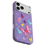 LAUT iPhone 18 Pro Max / 17 Pro Max TWINE EDGE Mobil Cover med Strop - MagSafe Kompatibel - Lilac Butterfly