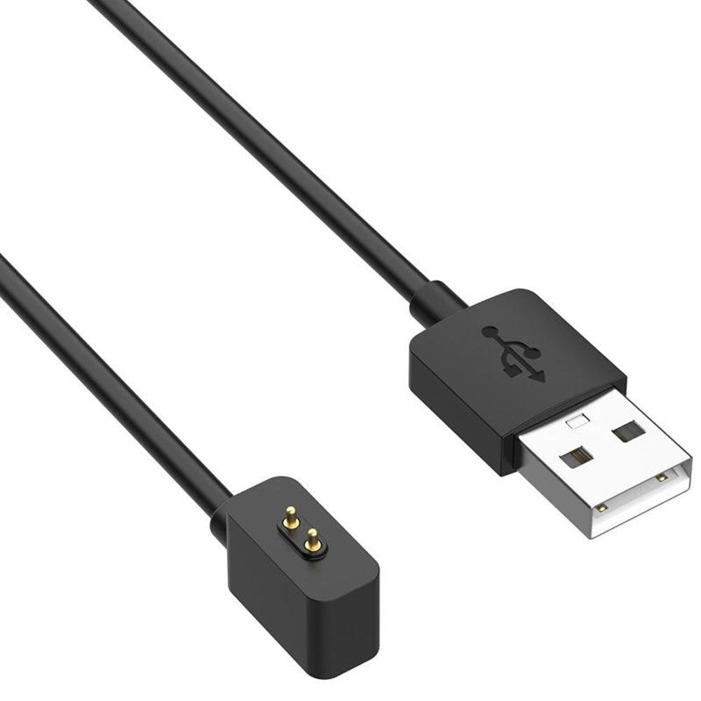 Telcon USB-A Oplader til Xiaomi Smart Band 9 / 8 / 8 Pro - 1m - Sort