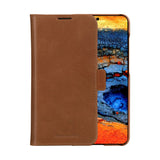 dbramante1928 Heather - Samsung Galaxy A56 (5G) - 2-i-1 flipdeksel i ekte skinn - brun