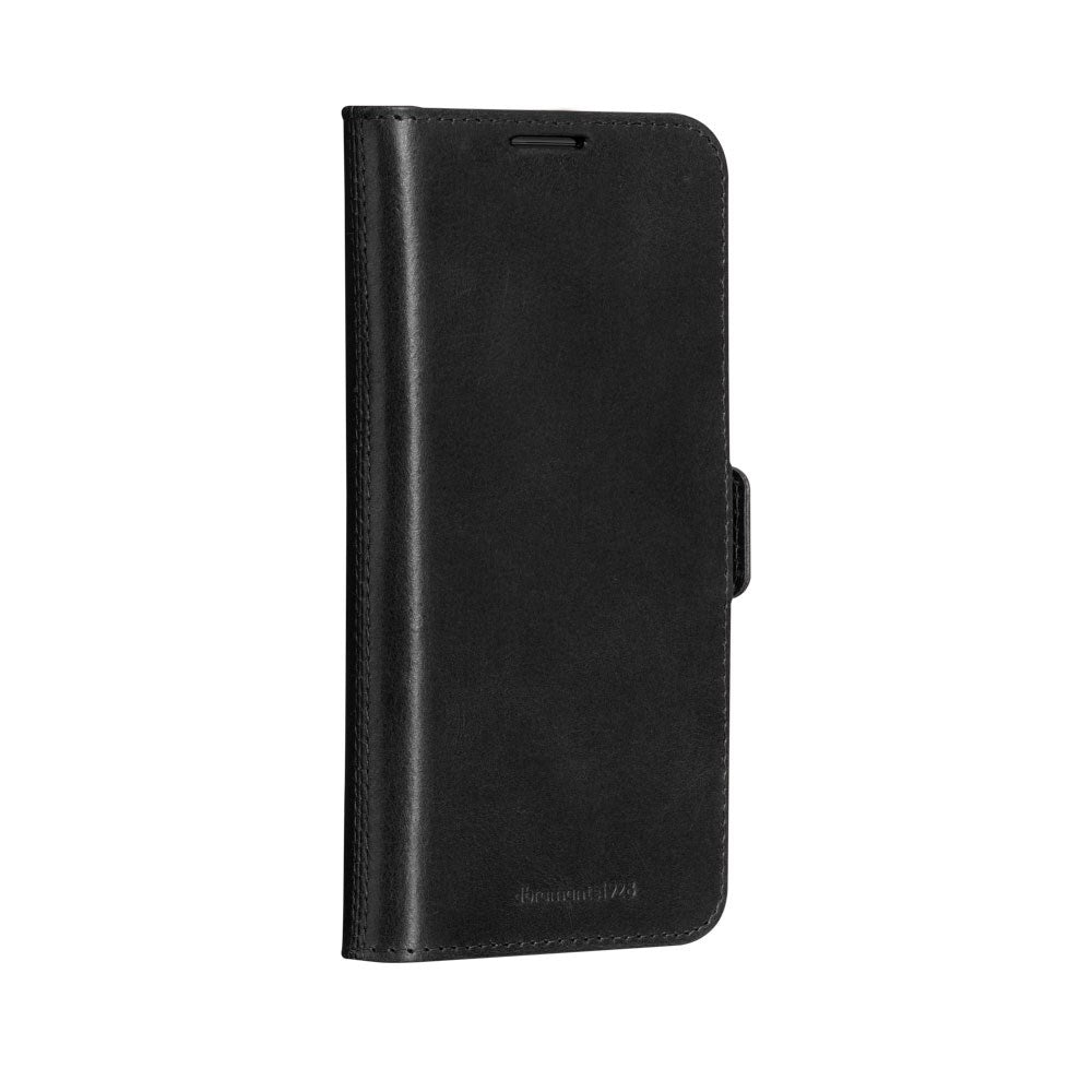 iPhone 16e dbramante1928 Lynge Ægte Læder Magnet Flip Cover - Black