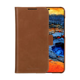 dbramante1928 Heather - Samsung Galaxy S25+ (pluss) - 2-i-1 flipdeksel i ekte skinn - brun