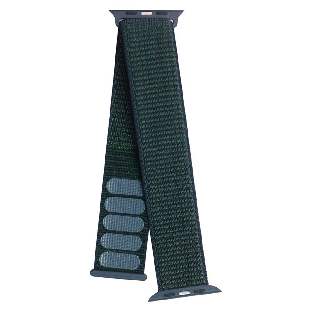 Apple Watch (38/40/SE/41/42 mm) Lippa Nylonstropp - Mørkeblå