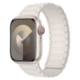 Lippa Apple Watch (38/40/41/42 mm) Magnetisk Silikone Urrem - Hvid
