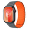 Lippa Apple Watch (38/40/41/42 mm) Magnetisk Silikone Urrem - Grå