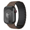 Lippa Apple Watch (38/40/41/42 mm) Magnetisk Silikone Urrem - Brun