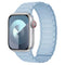 Lippa Apple Watch (38/40/41/42 mm) Magnetisk Silikone Urrem - Lyseblå