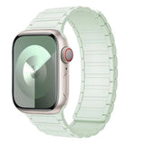 Lippa Apple Watch (38/40/41/42 mm) Magnetisk Silikone Urrem - Mint Grøn